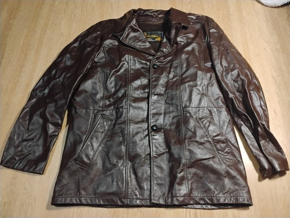 Startown Vintage 70s Leather Jacket RARE Rat Pack Western Hipster Londontown